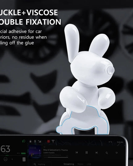 NovaAcc Adorable Dog Dashboard Decoration Car Central Control Screen for Tesla Model Y 3 2021-2024 Interior Accessories