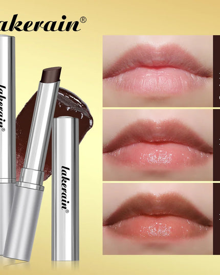 Honey Lipstick Tinted Lip Balm Sheer Lightweight Lip Stain for All Skin Moisturizing Nourishing Lipstick Pack of Black & Pink