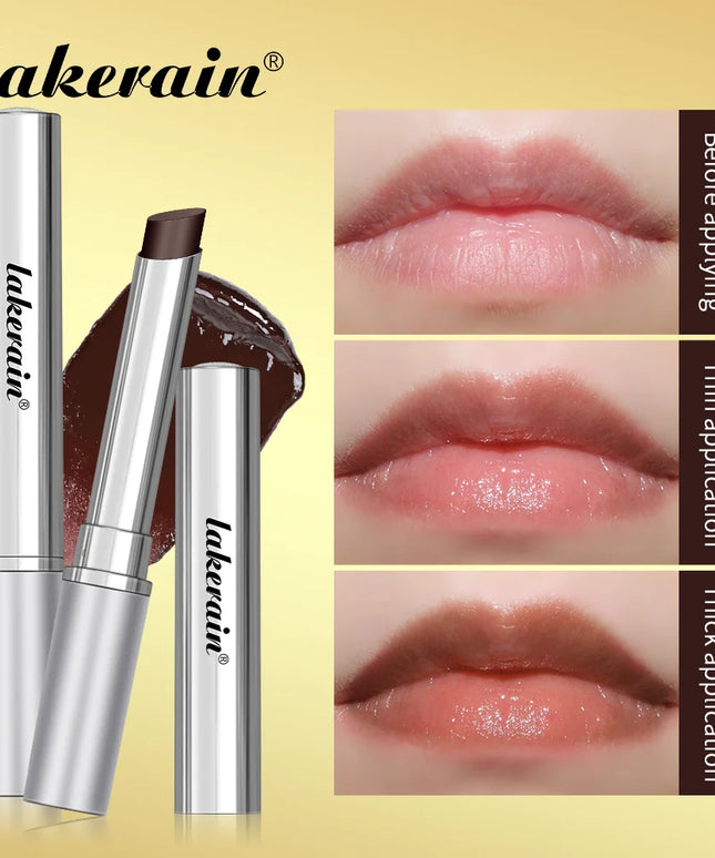 Honey Lipstick Tinted Lip Balm Sheer Lightweight Lip Stain for All Skin Moisturizing Nourishing Lipstick Pack of Black & Pink