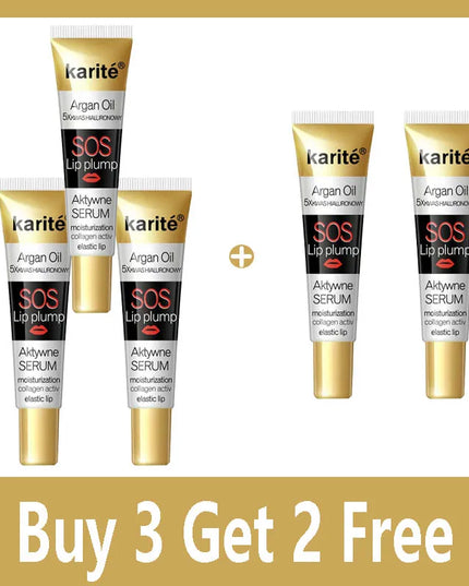 Moroccan Argan Oil Lip Plumping Essence - Moisturizing and Nourishing Lip Balm, Suitable for All Skin Types, Natural Makeup