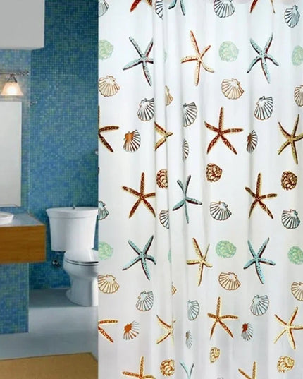 180*200cm Bathroom Curtain Waterproof Shower Curtain with 12 Curtain Hooks and Rings Shower Curtain Set