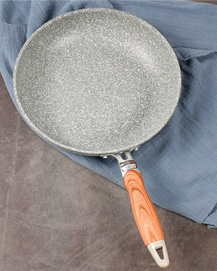 Durable Stone Frying Wok Pan Non-stick Ceramic Pot Induction Fryer Steak Cooking Gas Stove Skillet Cookware Tool for Kitchen Set