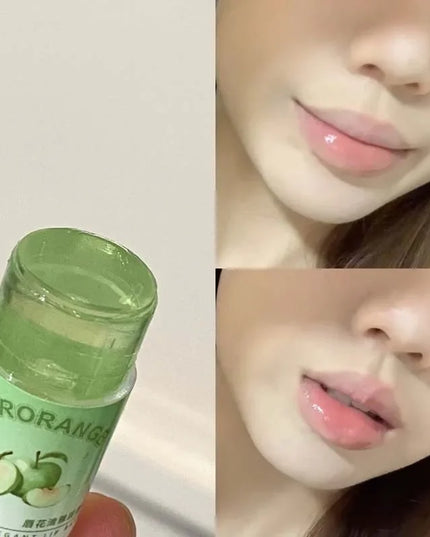 Peach Lychee Fruity Lip Balm Moisturizing Anti-Dry Anti Crack Clear Crystal Lip Balm Lip Care Mini Cute Jelly Lipstick Skin Care