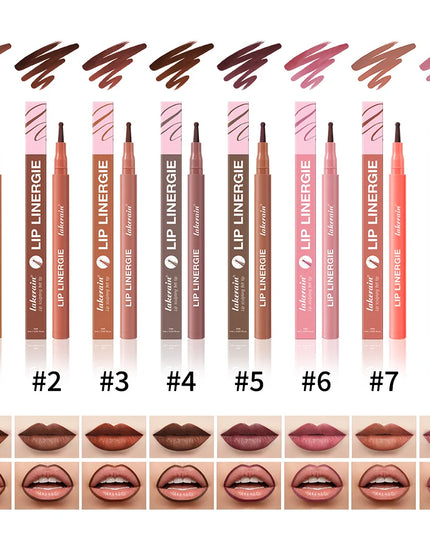 8 Colors Lip Lingerie Long Lasting Waterproof Lip Liner Stain Transfer Proof Smudge Resistant Color No Bleed Formula  Cosmetics