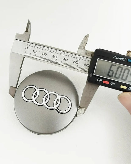 4pcs 60mm 61mm 68mm 69mm 77mm Car Wheel Center Hub Caps For Audi A3 A4 A5 A6 A7 Q3 Q4 Q5 Q7 S3 S4 S5 S6 S7 RS3 RS5 Accessories