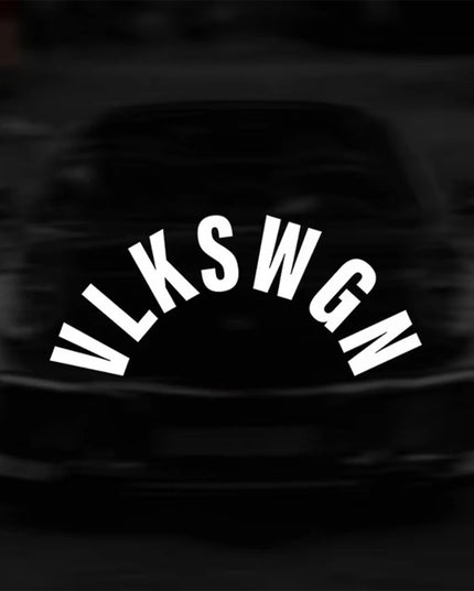 VLKSWGN Rear Wiper Window Car Stickers Vinyl Text Style Decorative Decals Car Styling for Truck Motorbike Helmet Decoration