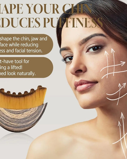 2Pcs Set Multi-function Lymphatic Contour Face Brush & DRS 540 Derma Roller Skin Nursing Roller Wrinkle Exfoliating Repair Tools