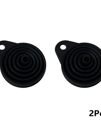 2Pcs Foldable Car Engine Funnel Silicone Liquid Funnel Washer Engine Oil Petrol Change Tools for Motorcycle Car Acesssories