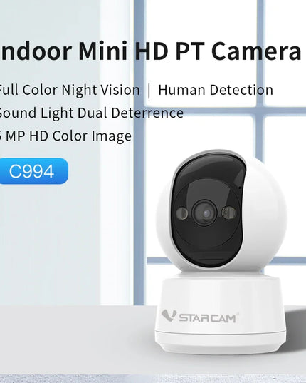 Vstarcam 5MP Home IP Camera Smart Video Camera With AI Humanoid Detection 5Ghz Wifi Full Color Night Vision Child safety Camera