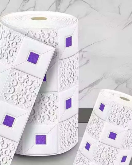 70cmx2m Meter Foam 3D Wall Stickers Self Adhesive Panel Home Decor Living Room Bedroom House Decoration Bathroom Brick Wallpaper