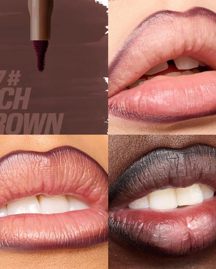 1PCS Velvet Lip Liner Waterproof Smudge Proof Long Lasting Color Highly Pigmented Velvety Texture Precise Definition Makeup