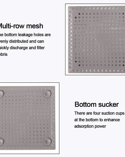 New Kitchen Sink Strainer Filter Sewer Outfall Anti-clogging Sealing Pad Bathroom Floor Drain Strainer Shower Drain Pad Durable