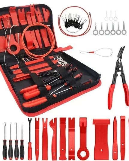 Car Interior Trim Removal Tool Kit, Auto Plastic Clips Puller Set for DIY Panel Disassembly