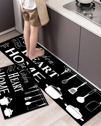 Non-slip Kitchen Mat Long Rugs Crystal Velvet Carpet for Living Room Absorbent Foot Mats Bedroom Doormat Alfombra Small Rugs