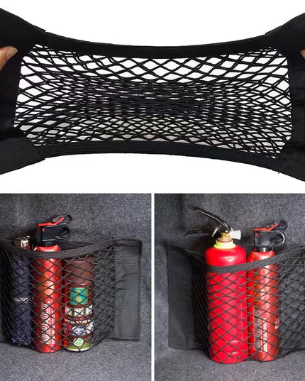 Car Trunk Box Storage Bag Net sticker For SEAT Accessories Leon 1 2  MK3 FR Cordoba Ibiza Arosa Alhambra Altea Exeo Toledo Cupra