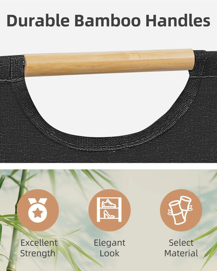 Large Waterproof Laundry Basket with Dual Handles Versatile Storage Solution for Bedroom Bathroom and Dorm for Clothes and Toys