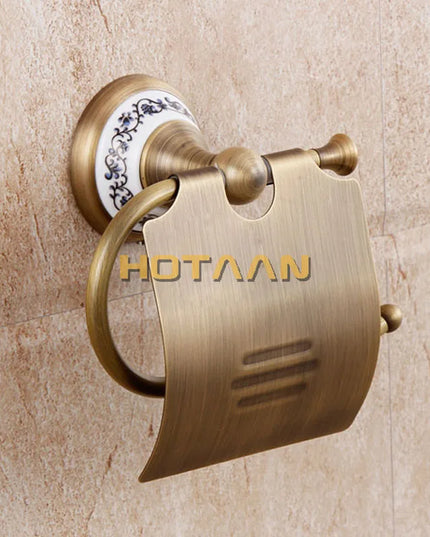 .,solid brass Bathroom Accessories Set,Robe hook,Paper Holder,Towel Bar,Soap basket,bathroom sets,YT-11500-A