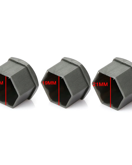 20Pcs Universal 17mm Plastic Car Wheel Nut Covers Bolt Caps For Audi A3 A4 B8 B9 A5 Q3 Q5 Q7 A6 A7 Auto Accessories