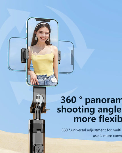 FANGTUOSI 2025 NEW 130cm four-legged Selfie Stick Tripod for Smartphone Camera With Phone stand Bluetooth shutter For Live video