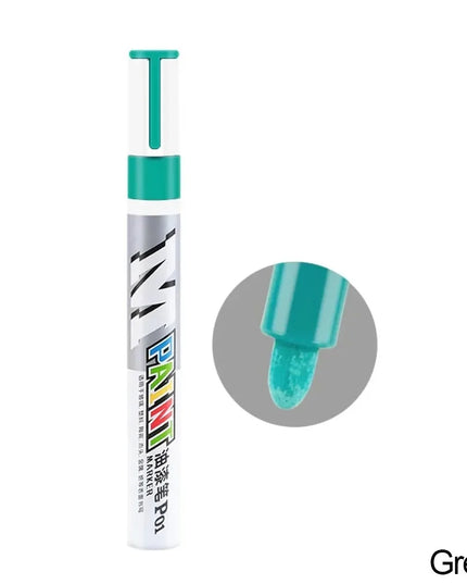 Car paint scratches repair brush pen waterproof water paint marker pen car tire tread care automotive  black white red silver