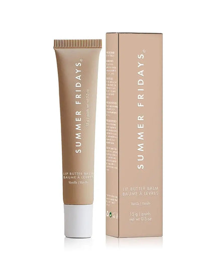 Summer Fridays Lip Balm Lipstick Moisturizing Glossy Smooth Soft Lips Cosmetics Sugar Vanilla Beige Sweet Mint Makeup Lip Care