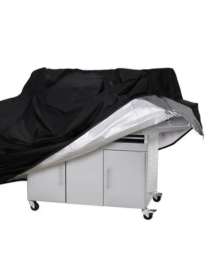 BBQ Cover Anti-Dust Waterproof Heavy Duty Grill Cover Rain Protective Round Rectangle Outdoor Barbecue Cover Accessories