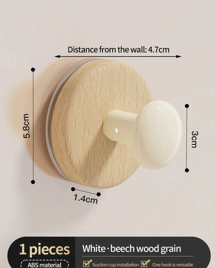 No Drill Suction Cup Hook With Strong Door Bathroom Kitchen Wall Mounted Row Hook Kitchen Hook Adhesive Hooks