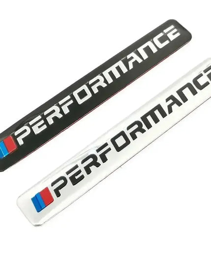 4Pcs Car Decal Logo Badge Auto Parts Sticker Not Easy To Fall Waterproof Power Performance Car Sticker