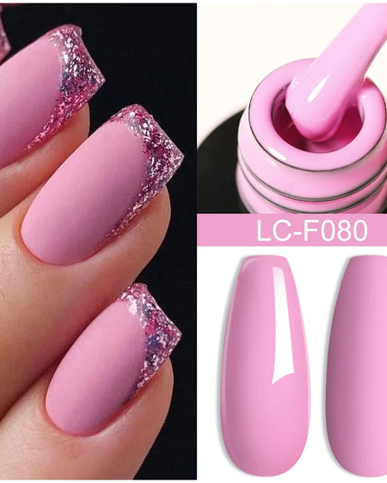 LILYCUTE 15ML Quick Extension Gel Nail Polish Nude Milk White Color Finger Prolong Acrylic Crystal Construction Hard Gel Varnish