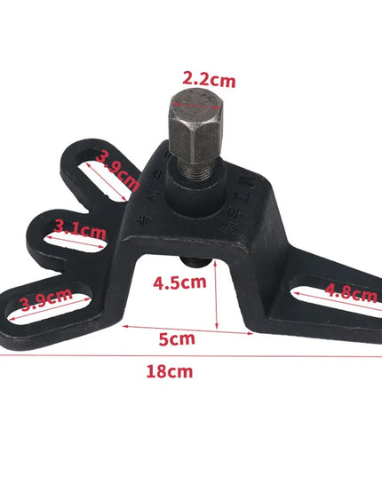 Universal Brake Drum Puller Tool 4 Hole Wheel Hub Puller Repair Tool Handheld for Motorcylce Accessories for Tricycle Motorbike