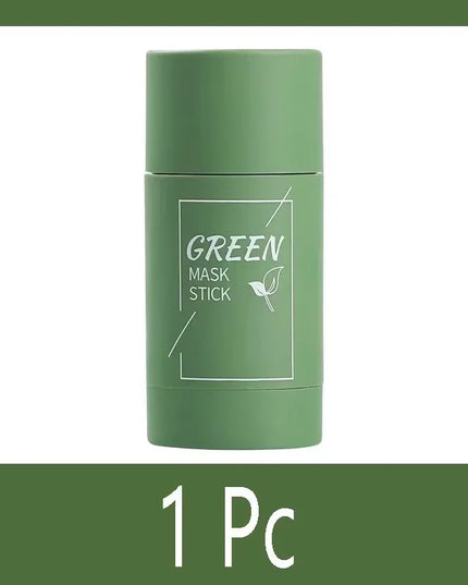 Face Clean Mask Green Tea Cleansing Stick Mask Shrink pores Deep Blackhead Remover facial Cleansing Moisturizing Mask 40g