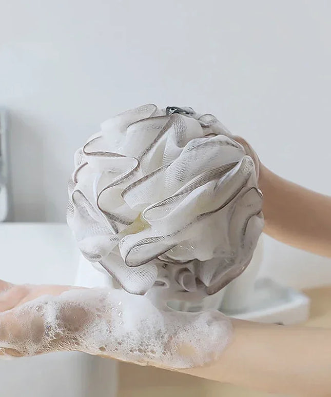 Large sized shower ball does not disperse, scrubbing, ultra soft skincare, foaming, lace bathroom shower, shower flower
