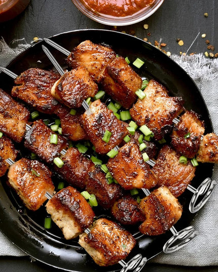 12Pcs Stainless Steel Air Fryer Oven  Barbecue Stick Kitchen BBQ Skewer Grill Reusable Baking Stick Needle Kebab Cooking Tool