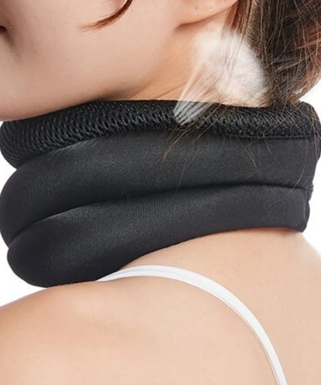 Neck Support Cervical Brace Adjustable Cervical Collar Soft Durable Foam for Relieve Cervical Pain Airplane Travel Nap Health