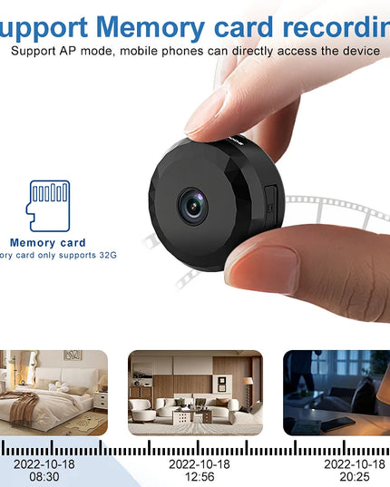 Wireless Mini Camera WiFi Mini Surveillance Camera Wireless Video Recorder Security Camera Smart Home Monitoring CCTV Camera