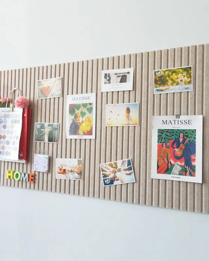 Thickened Decorative Felt Cork Board Large Bulletin Board Foldable Photo Display Board for School Home Office Walls Decor