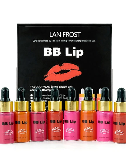 5ml BB Lips Ampoule Serum Starter Kit Semi-Permanent BB Lip Gloss Tinted Pigment Lasting Moisturizing For Lip Care Glow