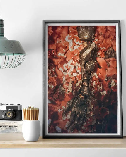 1pc Game Clair O-Obscur E-Expedition 33 Poster Self-adhesive Art Waterproof Paper Sticker Coffee House Bar Room Wall Decor