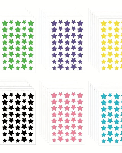 Superstar Hydrocolloid Pimple Patches - Cute Star-Shaped Cover, Colorful & Shiny, Pimple Patches for Face