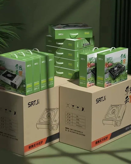 New Outdoor Cassette Stove Portable Outdoor Cass Hot Pot BBQ Gas Stove Household Gas Stove Butane Gas Stove