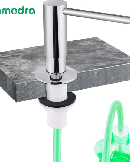 Samodra Brass Soap Dispenser Extension Tube Kit For Kitchen Accessories Bathroom Metal Built In Liquid Soap Detergent Dispensers