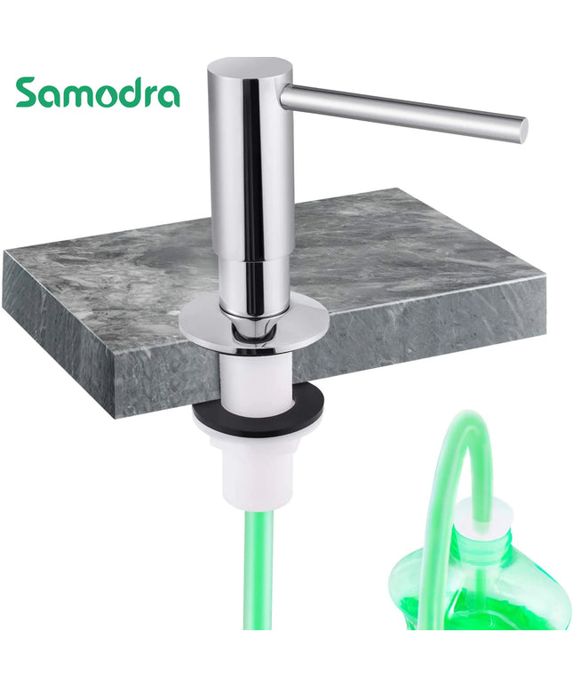 Samodra Brass Soap Dispenser Extension Tube Kit For Kitchen Accessories Bathroom Metal Built In Liquid Soap Detergent Dispensers