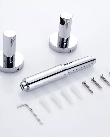 Toilet Paper Holder Stainless Steel Toilet Paper Roll Holder Shelf Wall Mounted Towel Holder Tissue Stand for Kitchen Bathroom