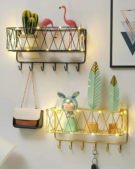 Shower Caddy Basket Shelf, Bathroom Shampoo Organizer Shelves, Kitchen Storage Rack, No Drilling Wall Mounted Shower Shelf