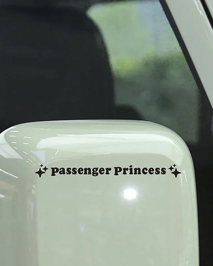 2pcs Mirror Decoration Sticker Passenger Princess Star Mirror Decal Sticker Rearview Mirror Car Vinyl Decoration Funny Car Decal