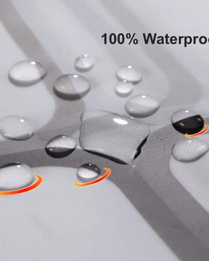 Bathroom Shower Curtains Waterproof Bath Curtain PEVA Modern Geometric Plaid Pattern Farmhouse Household Decoration Translucent