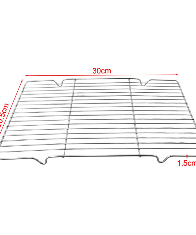 1PCS Stainless Steel Mat Net Grid Shape Rectangle Grill Grilling Mesh Net BBQ Tools Square Barbecue Net Barbecue Stove Parts