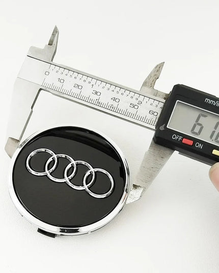 4pcs 60mm 61mm 68mm 69mm 77mm Car Wheel Center Hub Caps For Audi A3 A4 A5 A6 A7 Q3 Q4 Q5 Q7 S3 S4 S5 S6 S7 RS3 RS5 Accessories