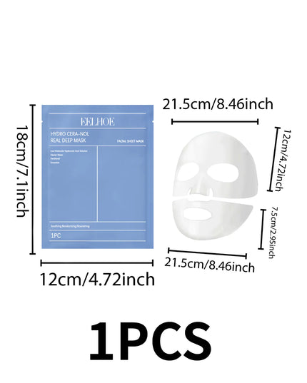 Bio Collagen Face Mask Shrink Pores Deep Hydrating Overnight Mask Moisturizing Refreshing Brightening Face Skin Care