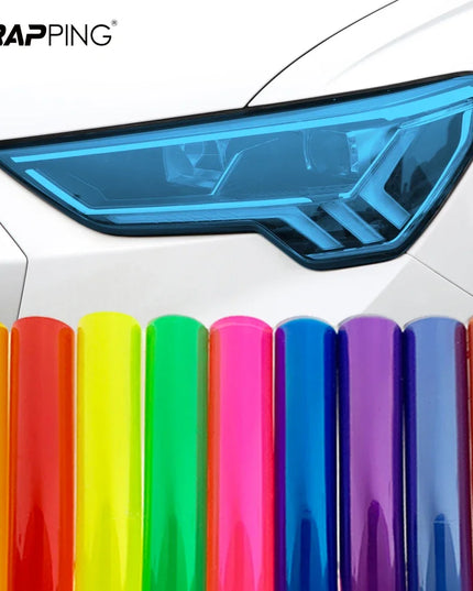 Gloss Transparent Light Black Smoke PVC Film Tint 30 X60cm Headlight Taillight Wrap Cover Film Foil Sticker Cover Car Styling